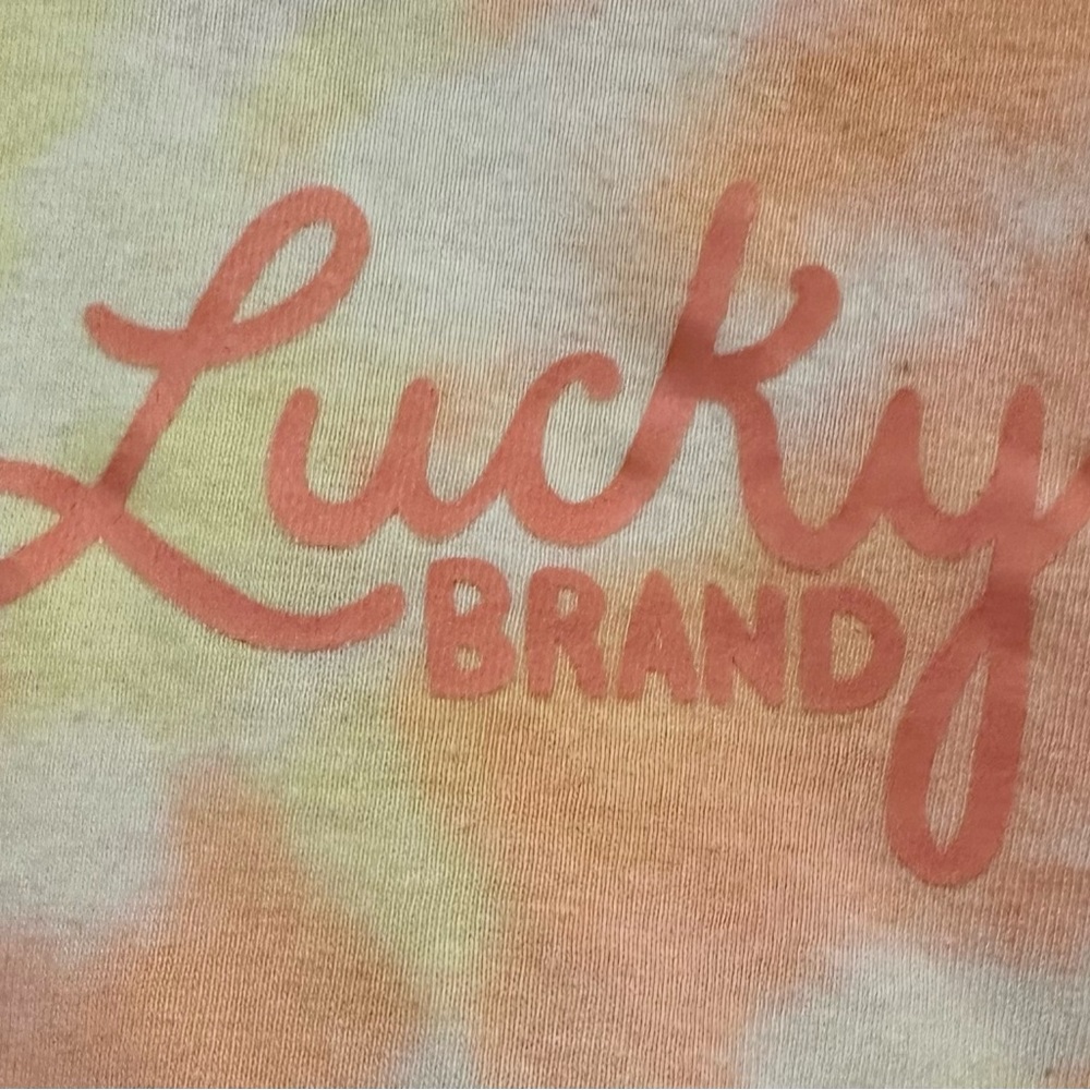 Lucky tie dye T-shirt.